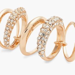 Stacked Illusion Set of 3 Rings